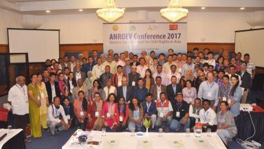 Các nạn nhân yêu cầu Công bằng tại Hội nghị ANROEV 2017