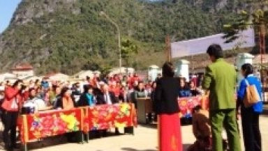 Hoạt động tuyên truyền diện rộng dự án “Trợ giúp pháp lý cho đối tượng nguy cơ và nạn nhân bị mua bán tại huyện biên giới Trùng Khánh, tỉnh Cao Bằng”