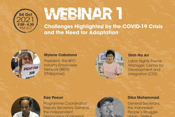 Inauguration of webinar series “Discussion on Social Security in Southeast Asia – Challenges posed by the Covid-19 pandemic and the path towards social security transformation”
