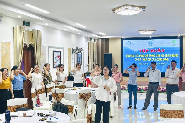 Training on “Gender Impact Assessment in the Mining Sector with Community Participation” in Quang Tri