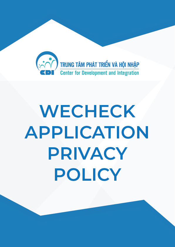 WECHECK application Privacy Policy